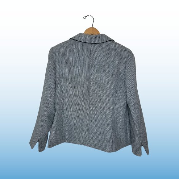 Vintage Grey Evan-Picone Suit Blazer, Size 14P - Picture 4 of 5